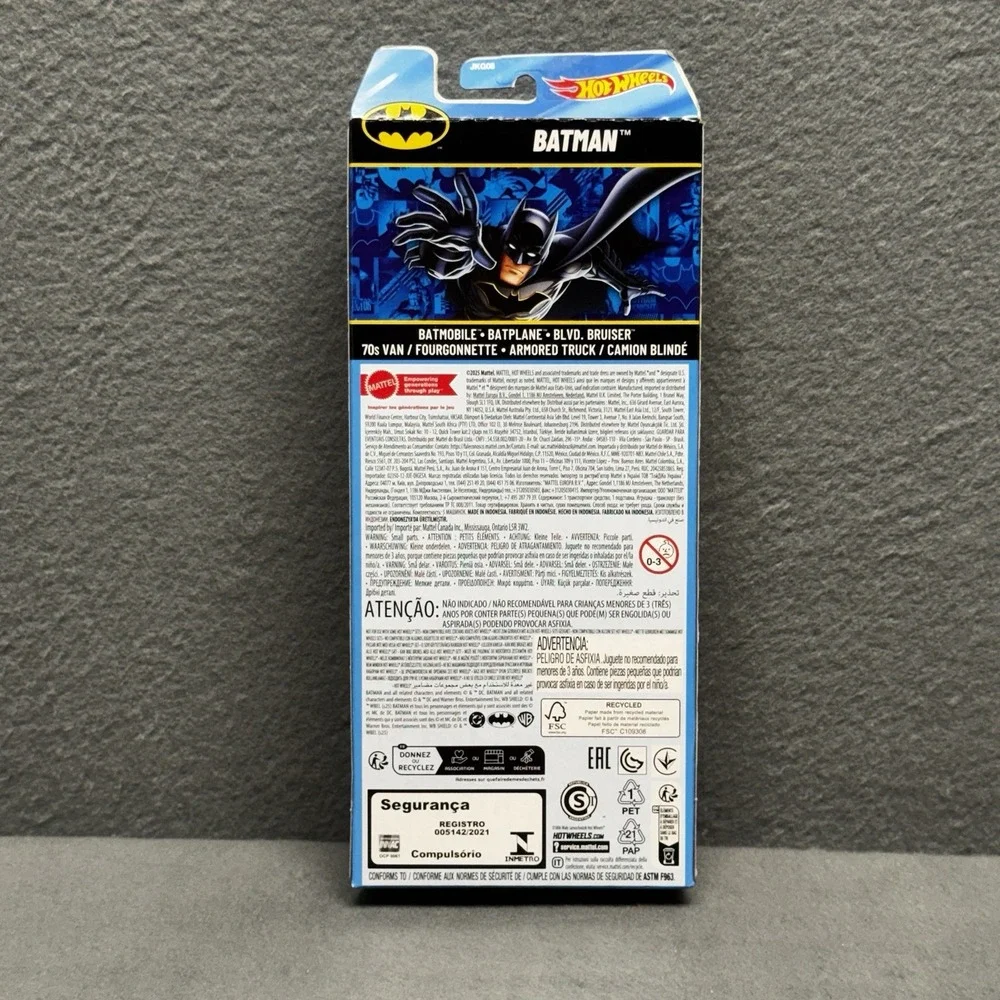 Hot Wheels 2026 Batman Diecast cars 5-Pack #JKG08